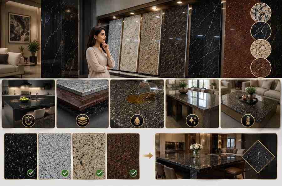How to Select the Perfect Granite Slab for Your Interior Design