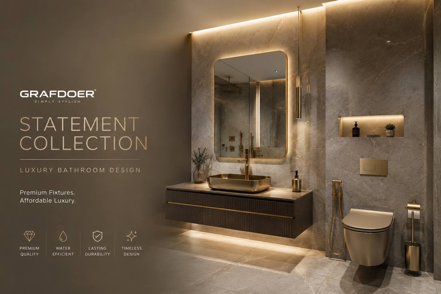 Grafdoer Statement Collection: Redefining Luxury Bathroom Design for Modern Homes