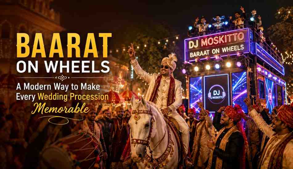 Baarat on Wheels - A Modern Way to Make Every Wedding Procession Memorable