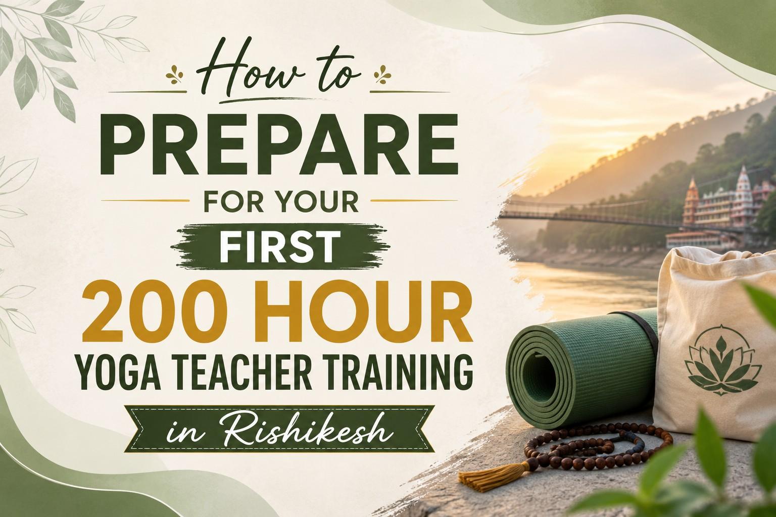 How to Prepare for Your First 200 Hour Yoga Teacher Training in Rishikesh