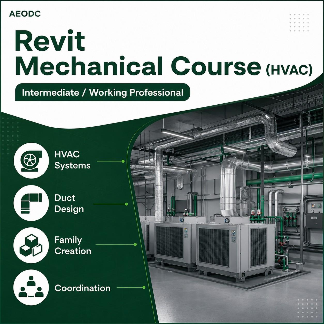 Revit Mechanical (HVAC) – Intermediate / Working Professional