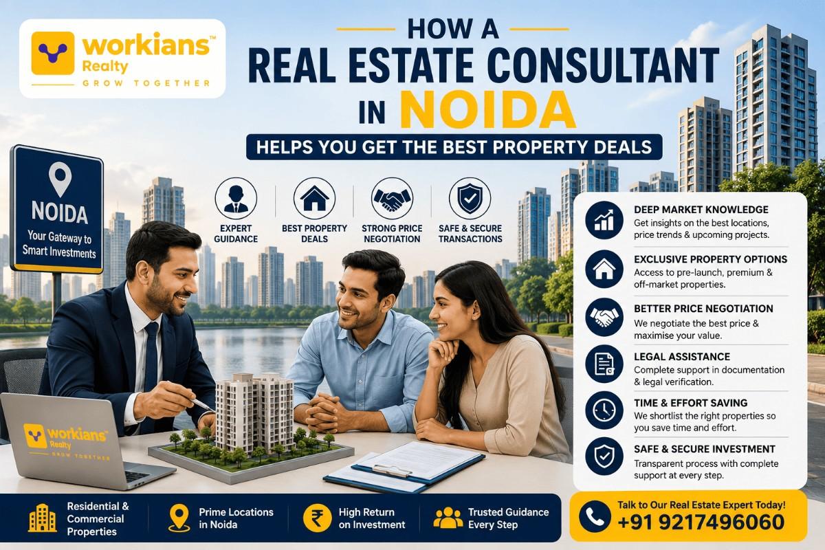 How a Real Estate Consultant in Noida Helps You Get the Best Property Deals