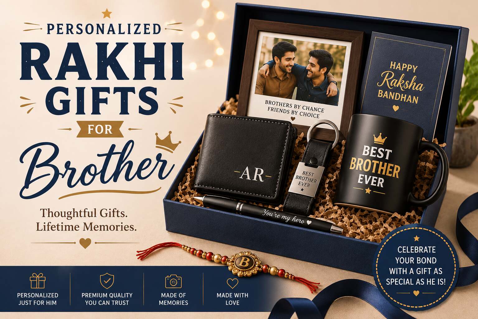 Creative Rakhi for Brothers Ideas for Siblings Living in Different Cities