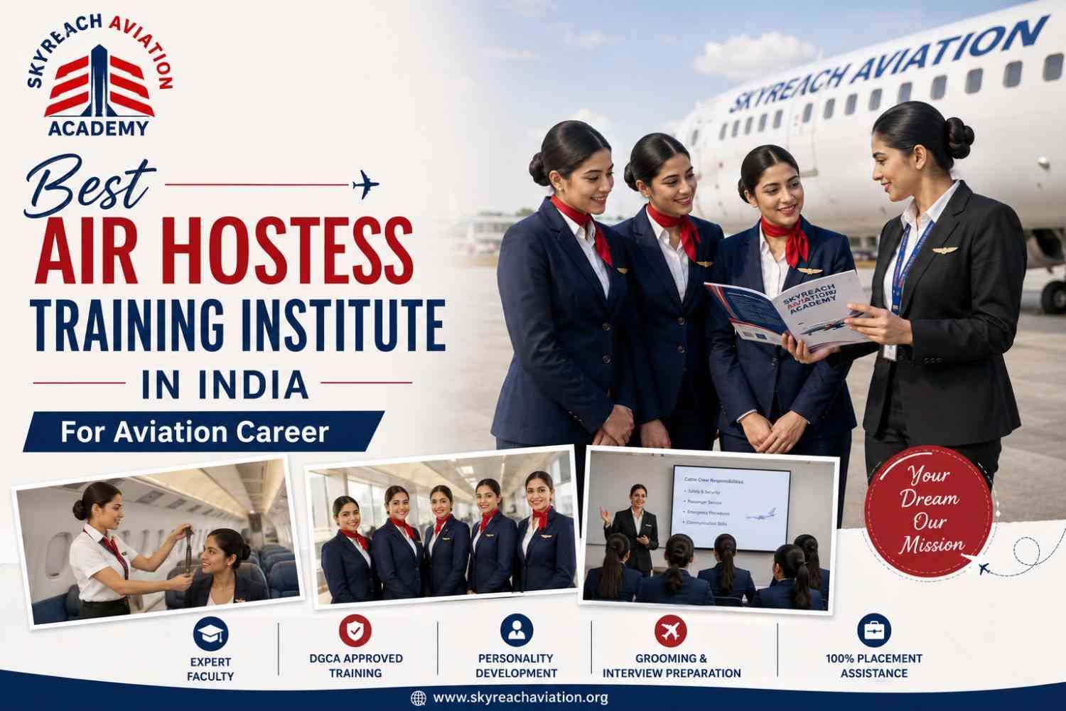 Best Air Hostess Training Institute In India For Aviation Career