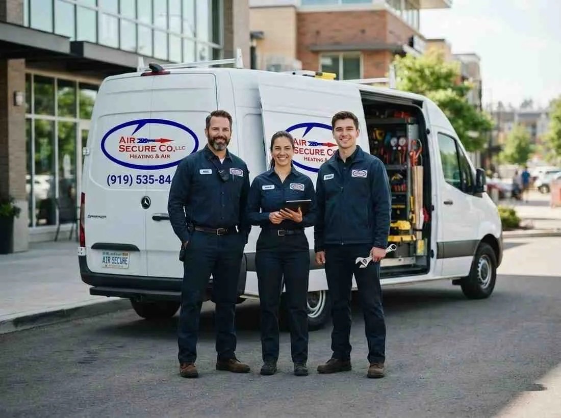 HVAC solutions, combining reliable heating, cooling, and air quality services