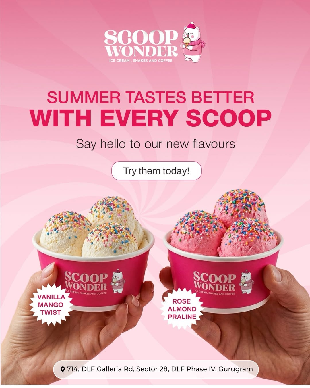 Scoop Wonder Galleria: One of the Best Ice Cream Outlets for Dessert Lovers in Gurgaon and Now in NSP
