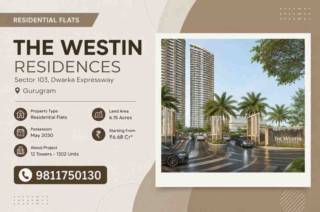Whiteland Westin Residences Sector 103 Gurugram: Luxury Living on Dwarka Expressway
