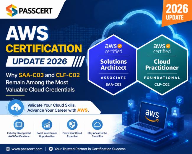 AWS Certification Update 2026: Why SAA-C03 and CLF-C02 Remain Among the Most Valuable Cloud Credentials