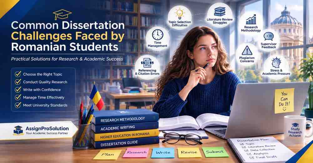 Common Dissertation Challenges Faced by Romanian Students