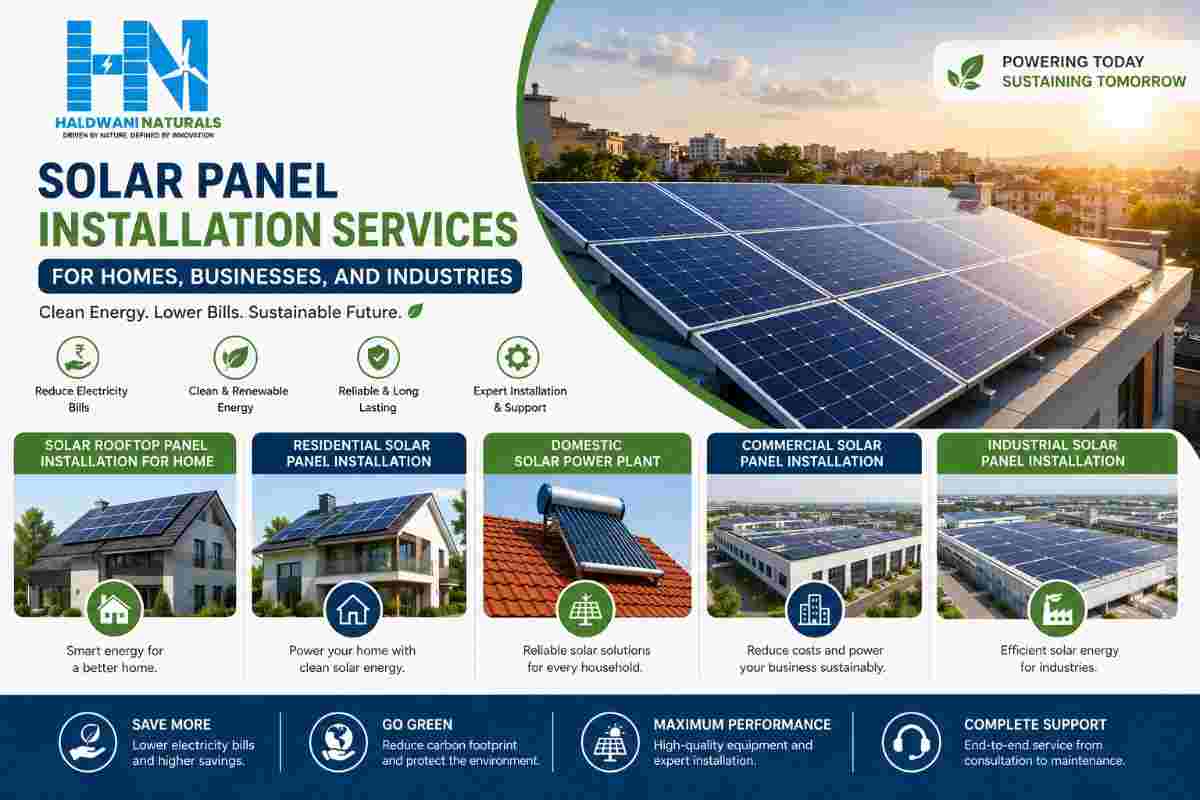 Solar Panel Installation Services for Homes, Businesses, and Industries