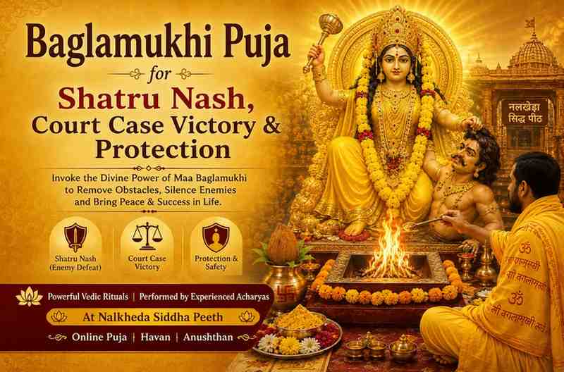 Baglamukhi Puja for Shatru Nash, Court Case Victory & Protection