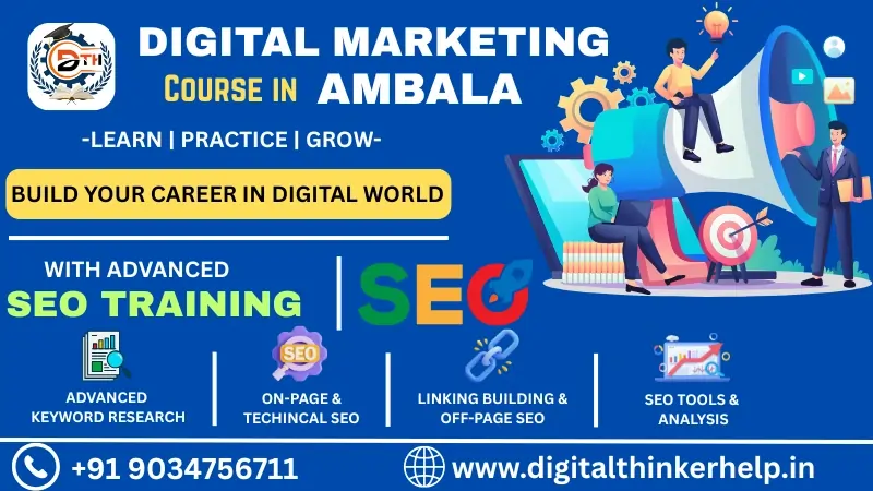 Digital Marketing Course in Ambala with Advanced SEO Training