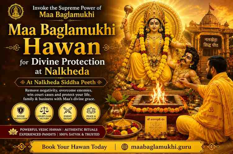 Maa Baglamukhi Hawan for Divine Protection at Nalkheda