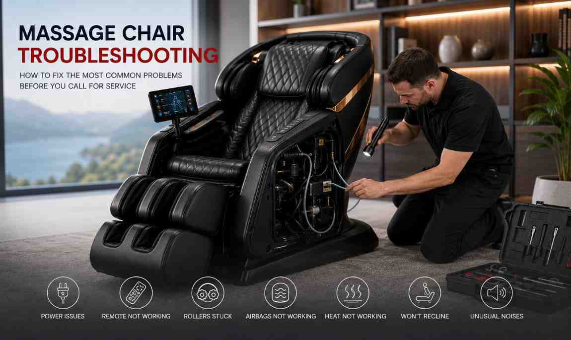 Massage Chair Acting Up? Here's How to Fix the Most Common Problems Yourself