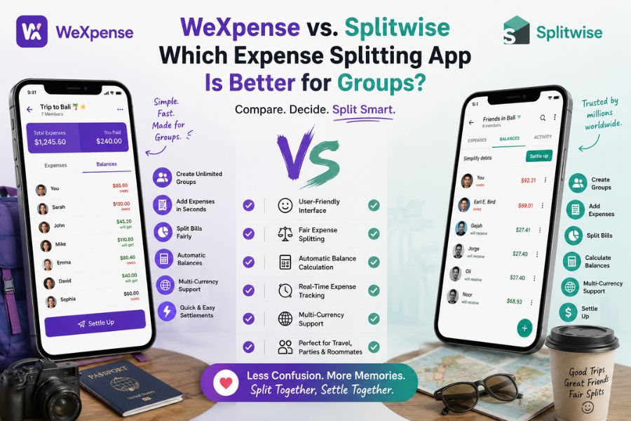 WeXpense vs. Splitwise: Which Expense Splitting App Is Better for Groups?