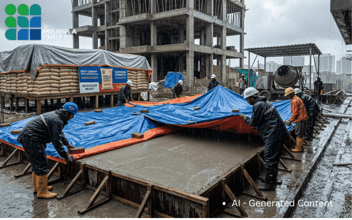 How Rain Affects Fresh Concrete: Best Practices During Monsoon Construction 
