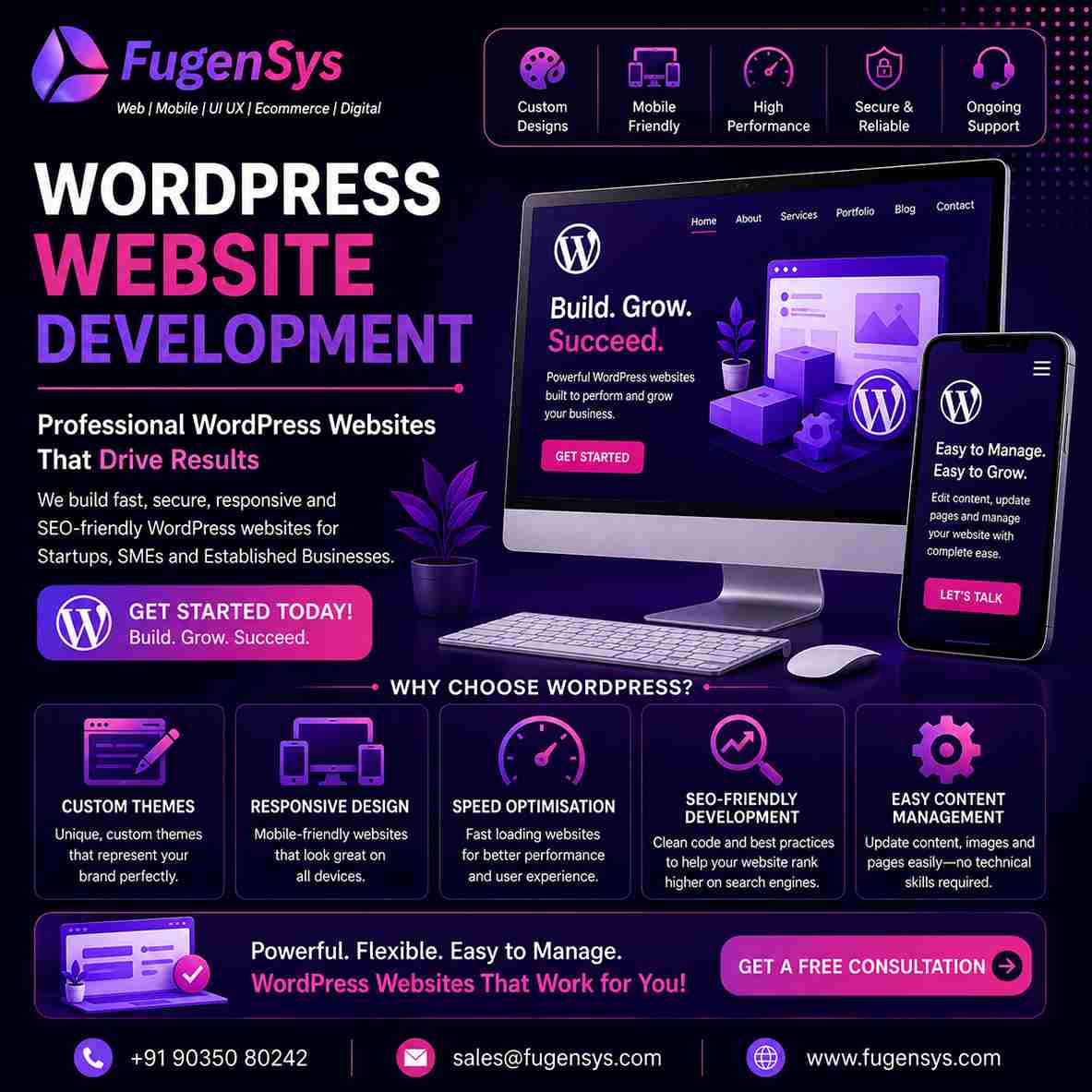 WordPress Website Developer in Bangalore: Create a High-Performance Website for Your Business