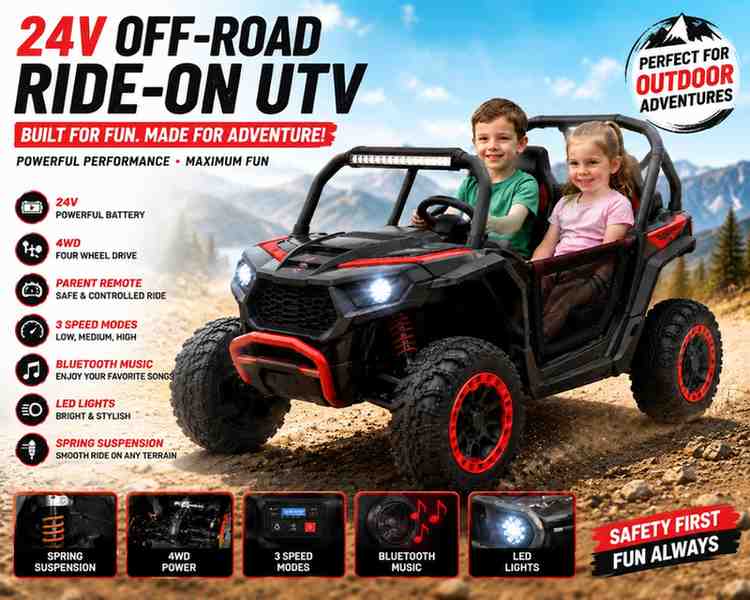 This Clearance 24V Ride-On UTV Is Deeply Discounted — Is It Actually Worth Buying?