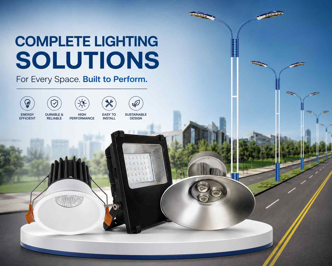 LED Lights: Complete Lighting Solutions for Homes, Industries, and Commercial Spaces