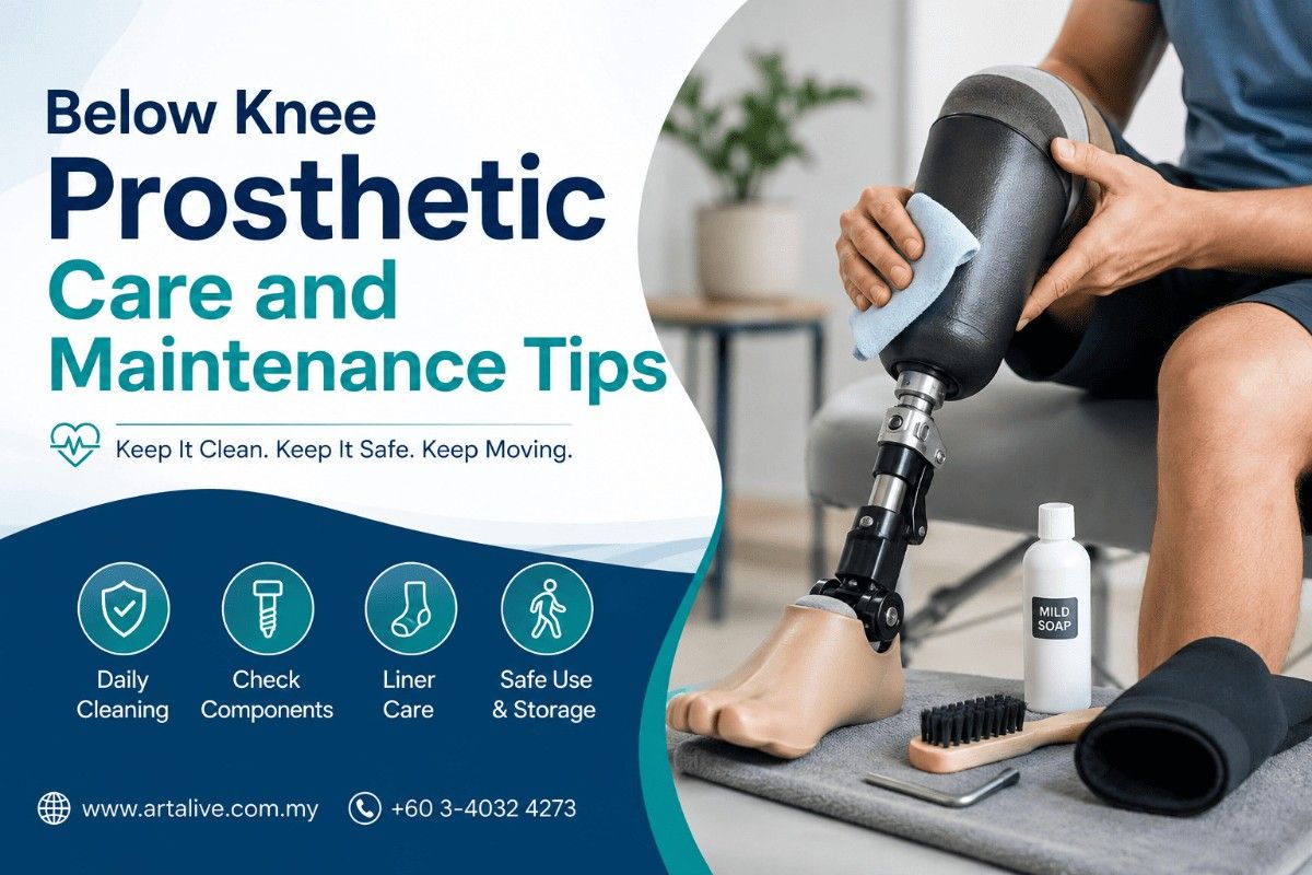 Below Knee Prosthetic Care and Maintenance Tips