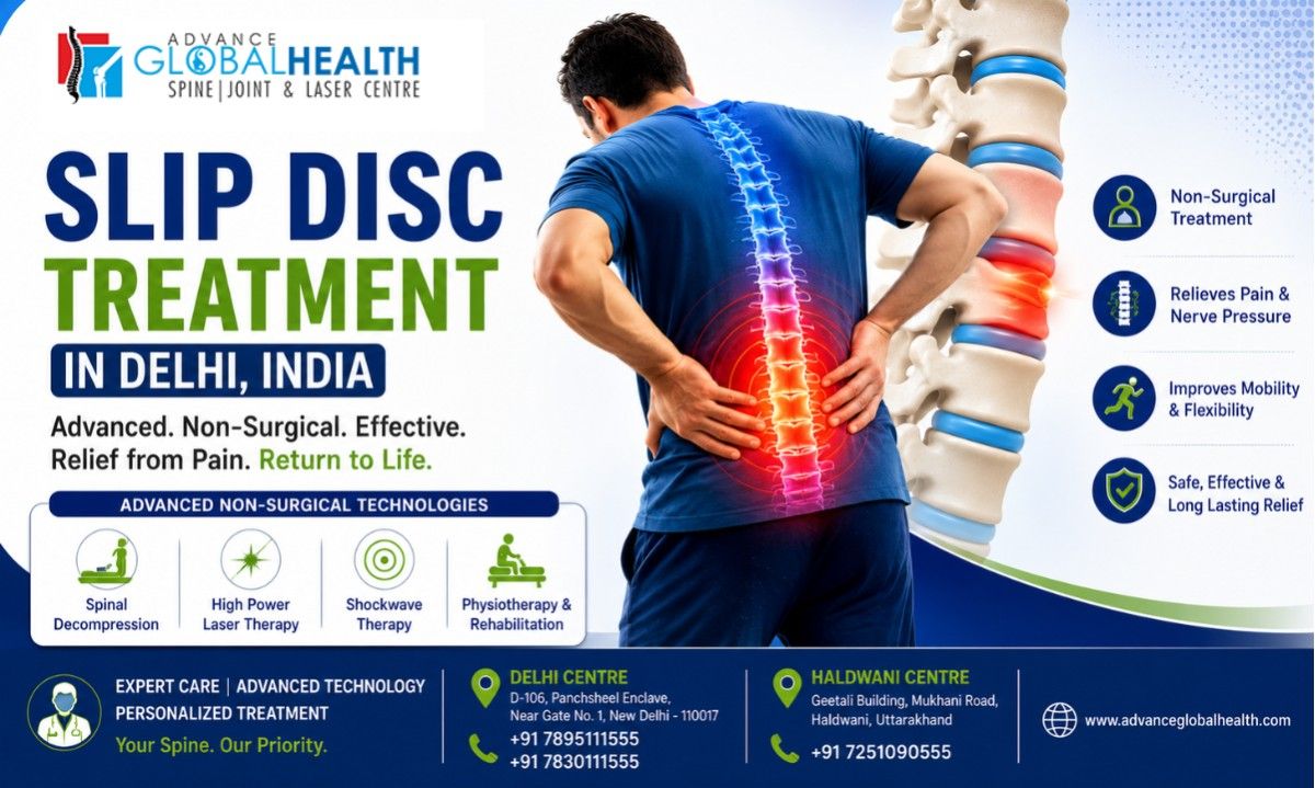 Slip Disc Treatment in Delhi, India | Non-Surgical Spine Care