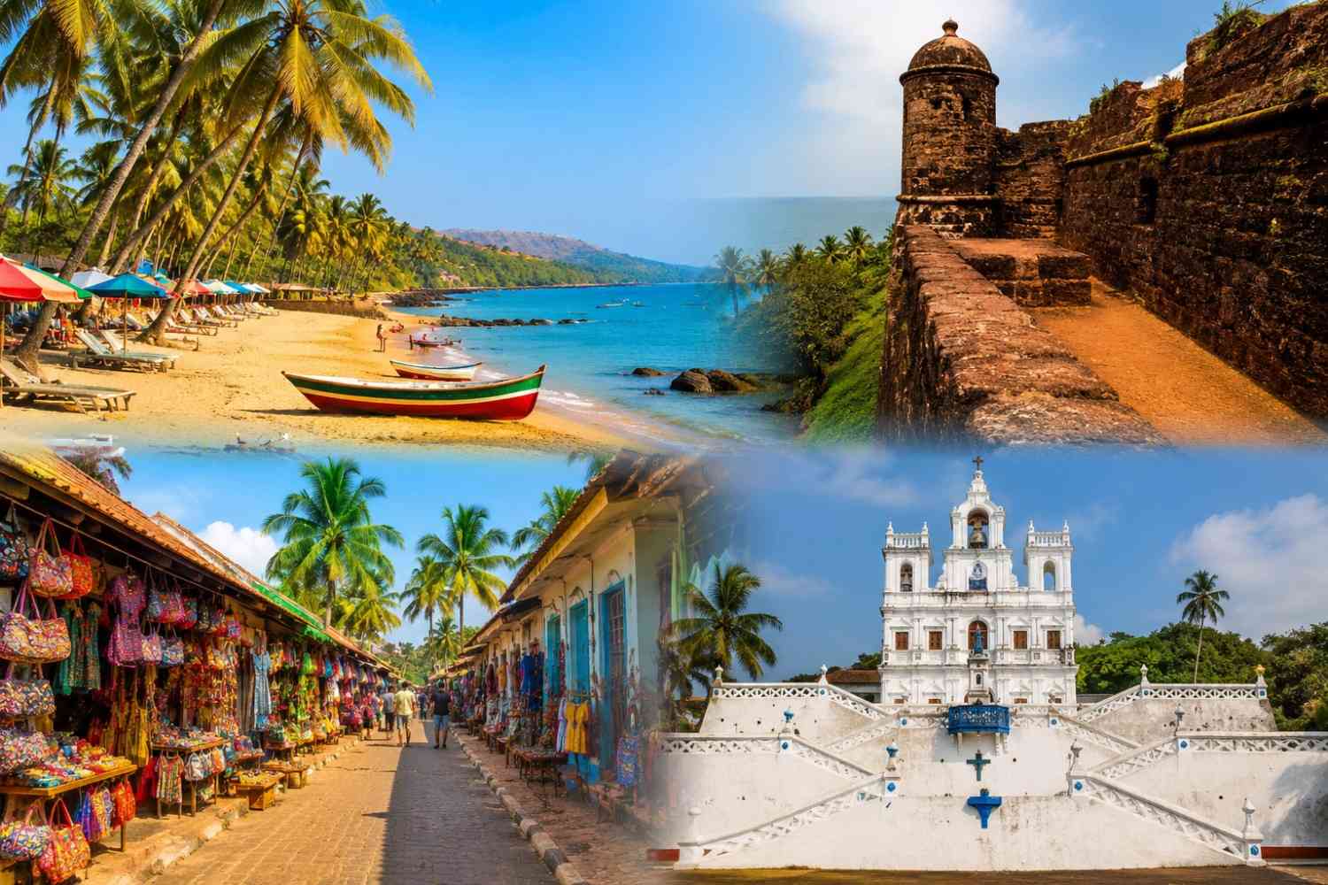 Places to Visit in North Goa: Beaches, Forts, Markets, and Cultural Attractions 