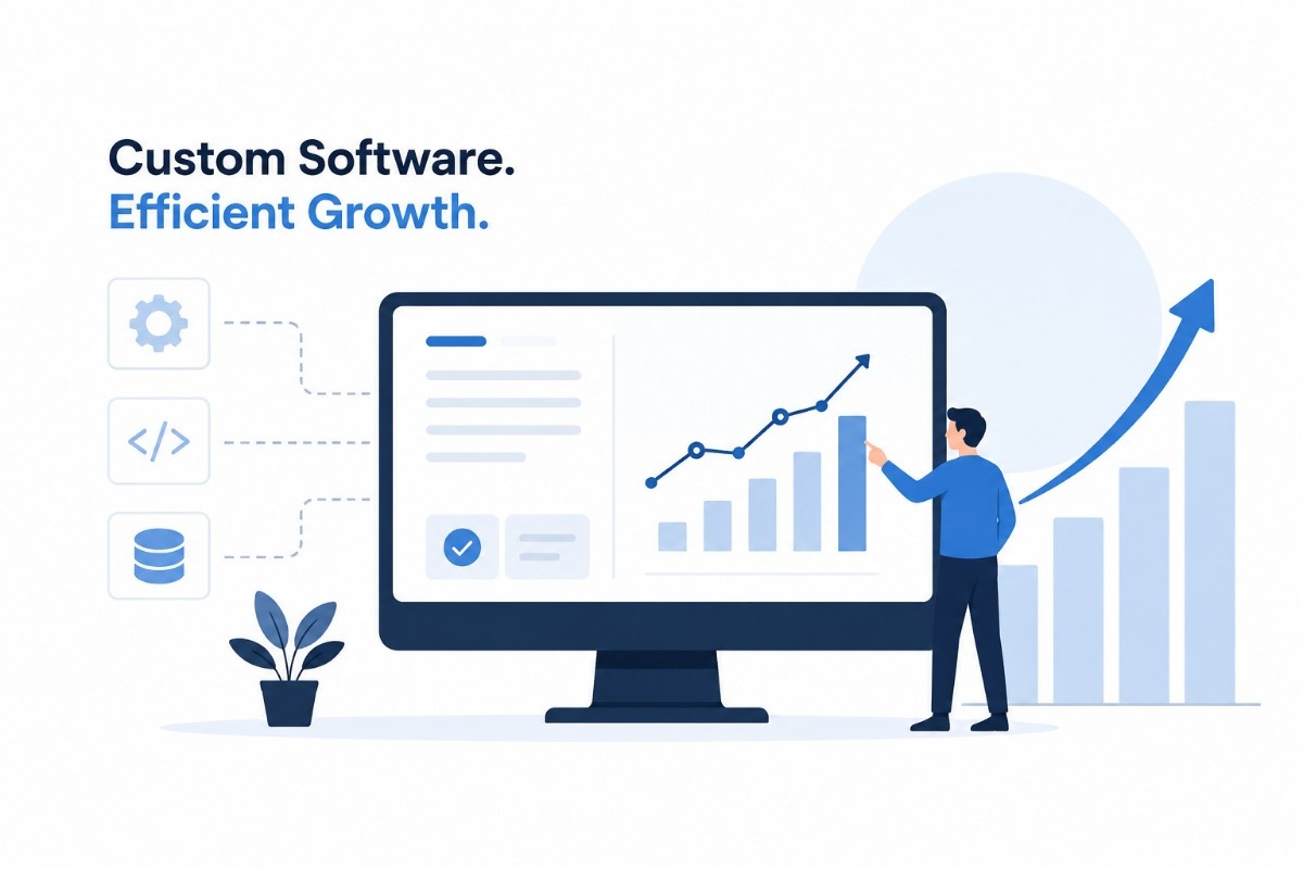 How Custom Software Helps Businesses Scale Efficiently