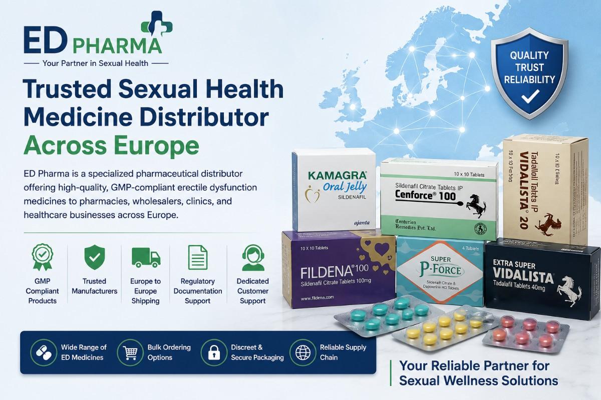 Understanding ED Pharma’s Range of Sildenafil, Tadalafil