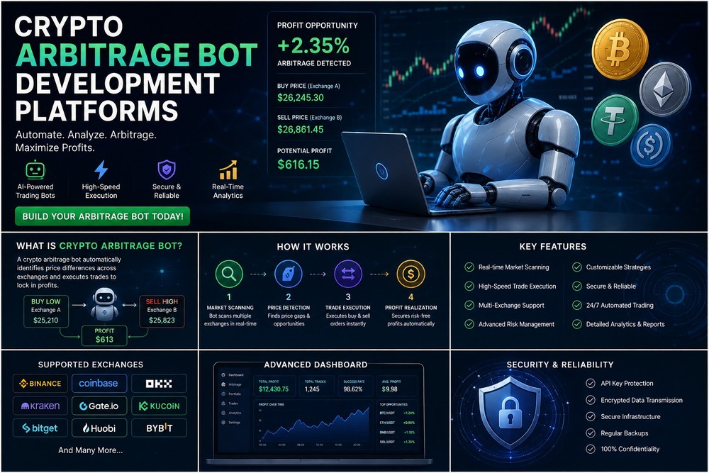 Crypto Arbitrage Bot Development Platforms: What They Are and How to Choose One