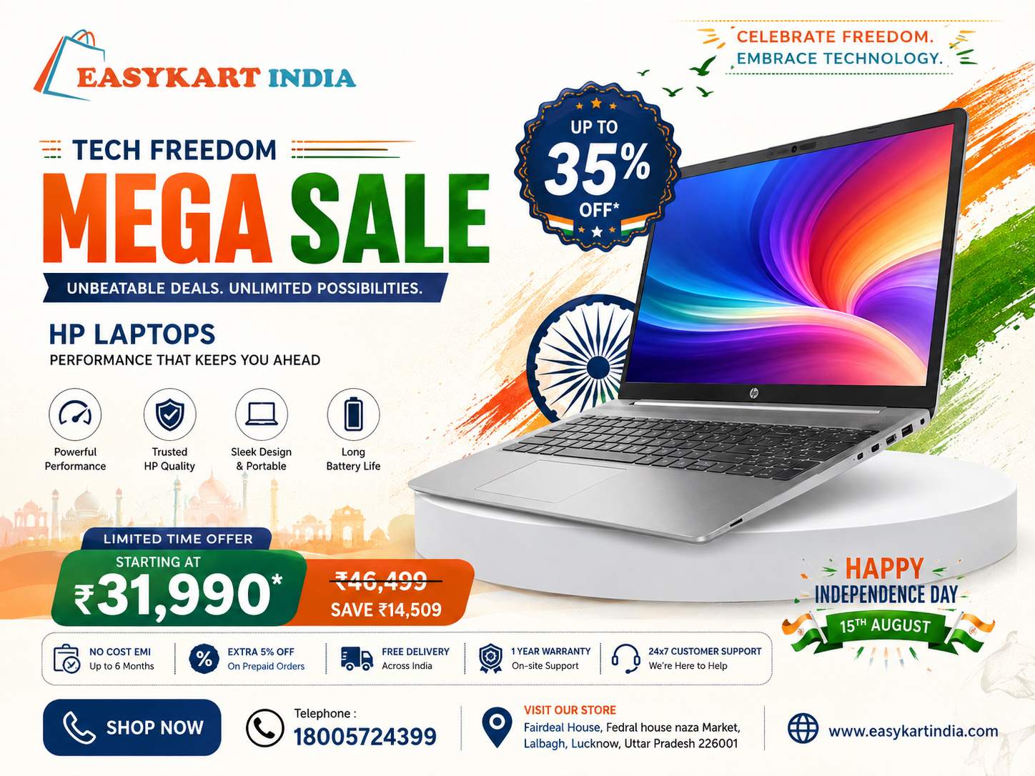 Easy Kart India: Lucknow's Most Trusted Destination for Laptops, Desktops & CCTV Solutions