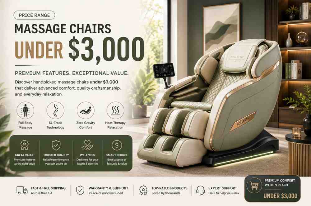 Best Massage Chairs Under $3000: A Realistic Buyer's Guide