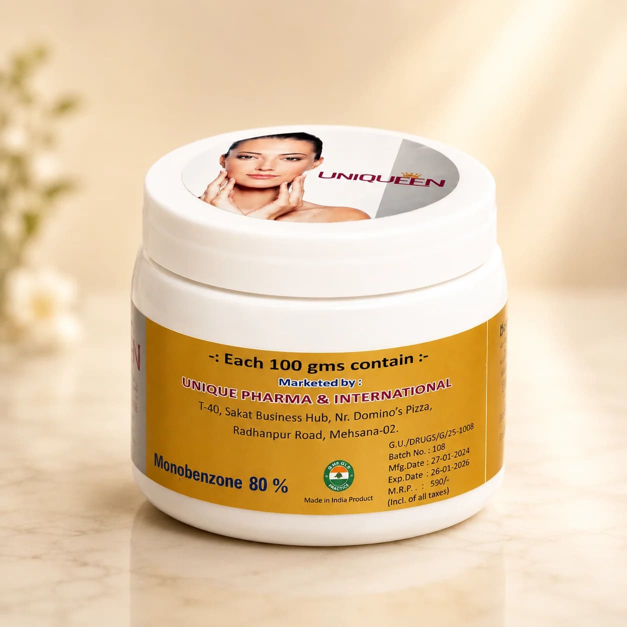 Uniqueen 80% Cream Dubai: Understanding High-Strength Monobenzone