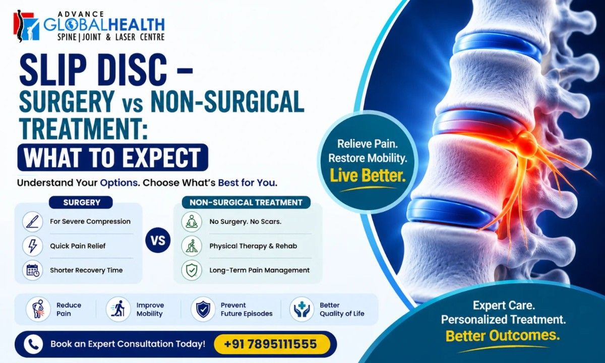 Slip Disc – Surgery vs Non-Surgical Treatment: What to Expect