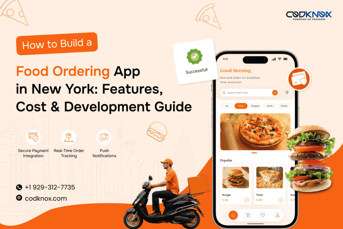 How to Build a Food Ordering App in New York: Features, Cost & Development Guide