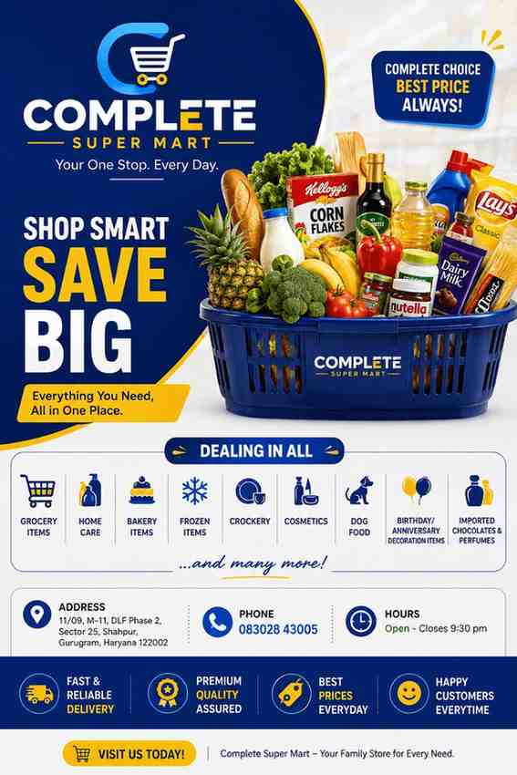 Complete Super Mart – Your One-Stop Store for Everyday Shopping