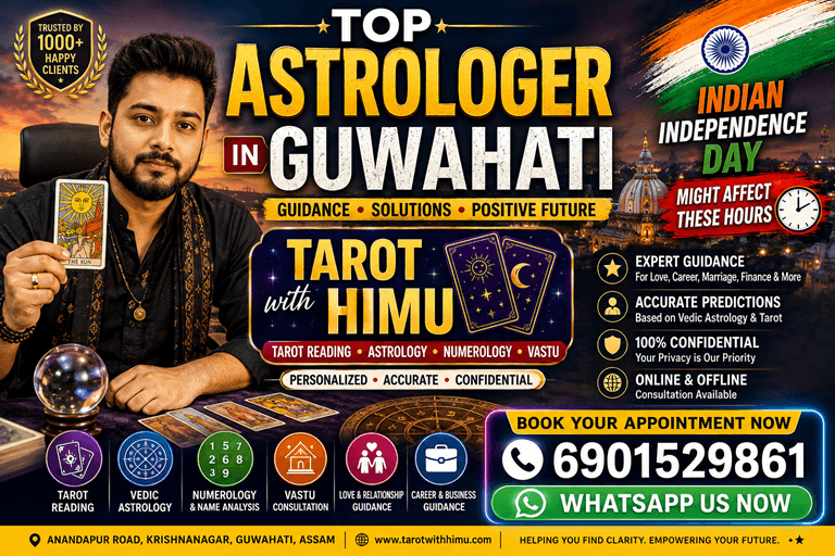11+ Top Astrologer in Guwahati | Best Vedic Astrology, Tarot & Numerology
