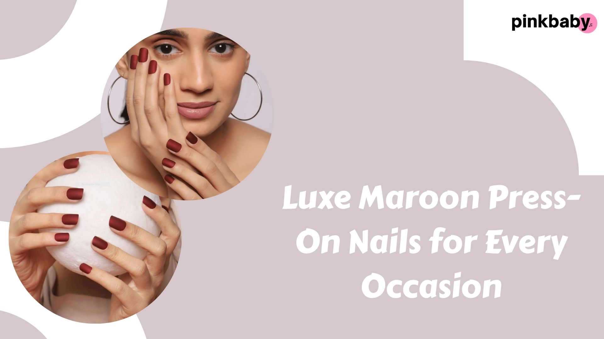 Luxe Maroon Press-On Nails for Every Occasion