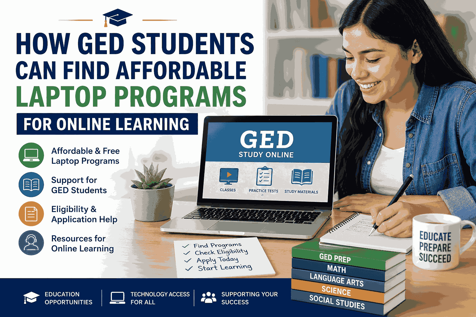 How GED Students Can Find Affordable Laptop Programs for Online Learning