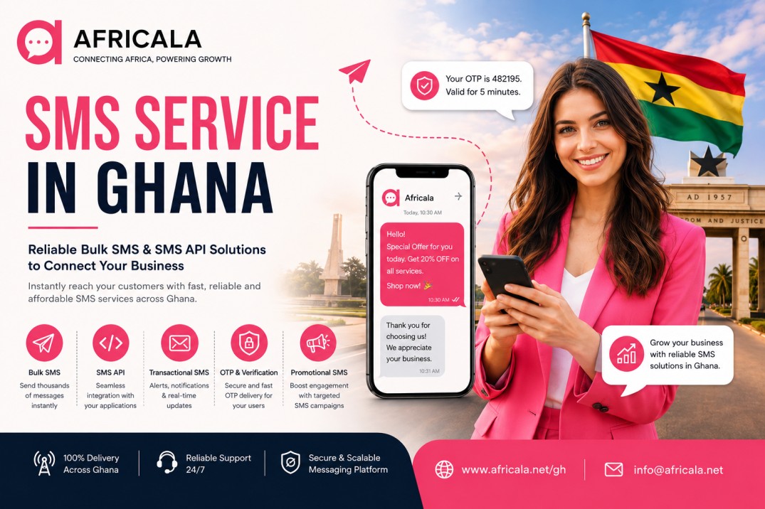 SMS Service in Ghana: Reliable Bulk SMS & SMS API Solutions for Businesses