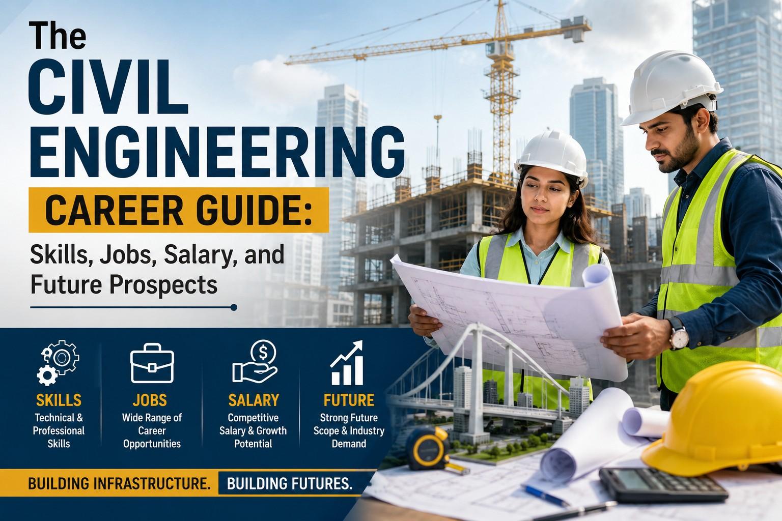 The Civil Engineering Career Guide: Skills, Jobs, Salary, and Future Prospects