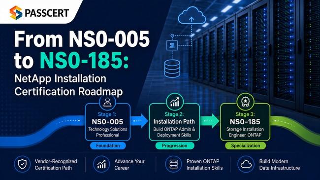 From NS0-005 to NS0-185: NetApp Installation Certification Roadmap