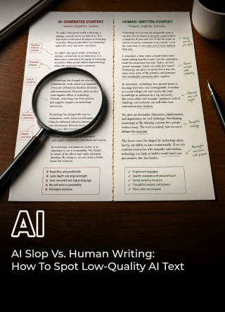AI Slop Vs. Human Writing: How To Spot Low-Quality AI Text