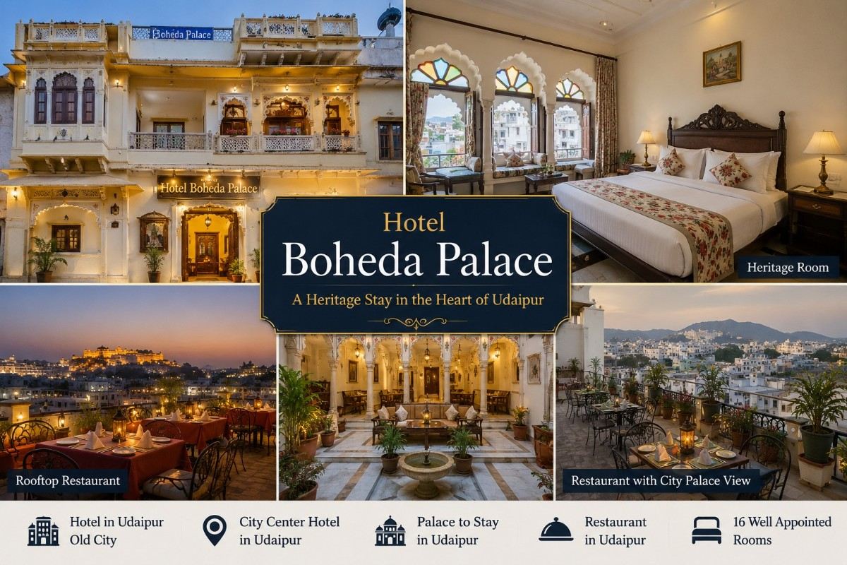 Hotel Boheda Palace: A Heritage Stay in the Heart of Udaipur