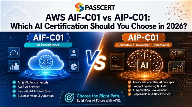 AWS AIF-C01 vs AIP-C01: Which AI Certification Should You Choose in 2026?