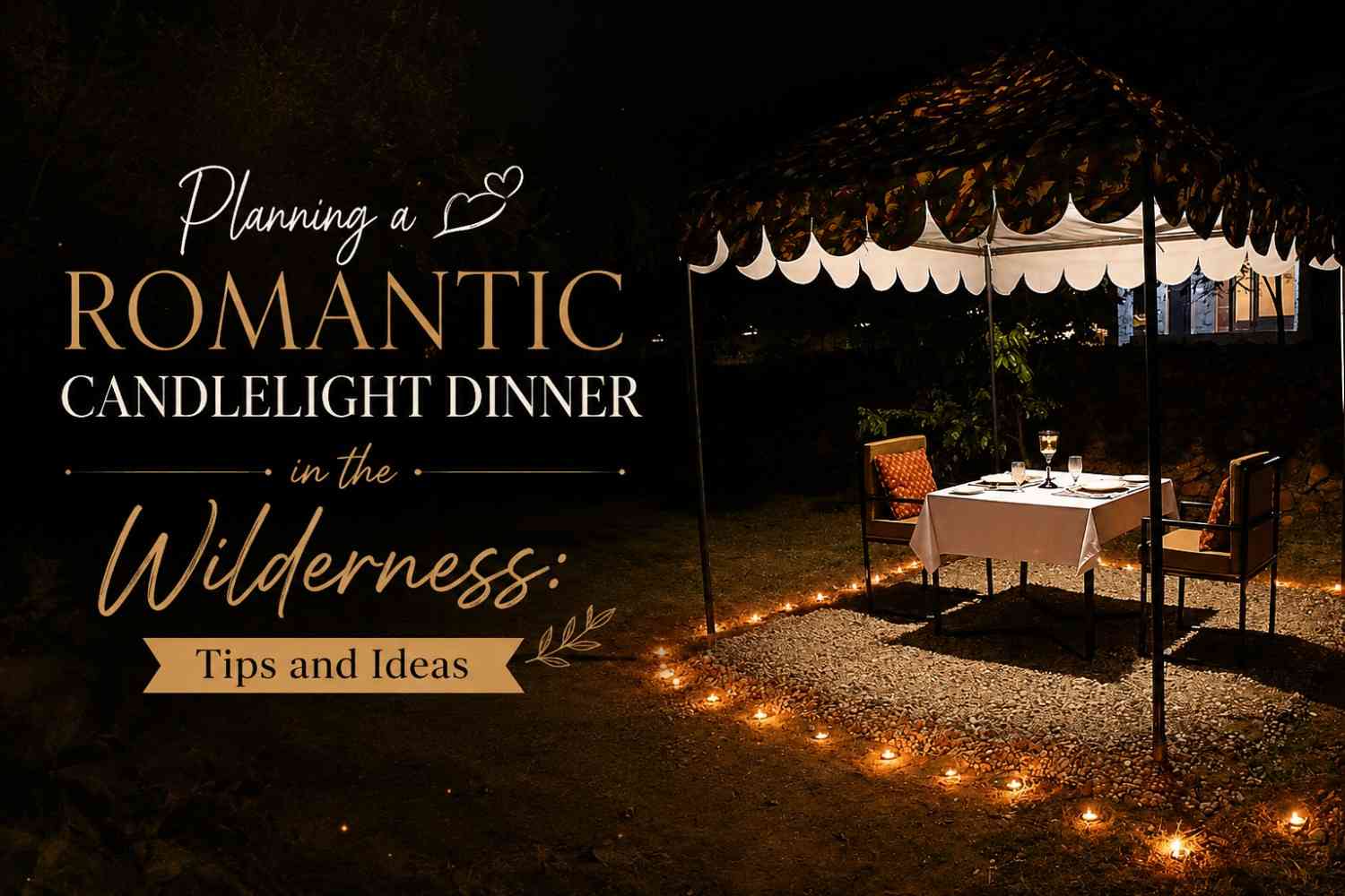 Planning a Romantic Candlelight Dinner in the Wilderness: Tips and Ideas