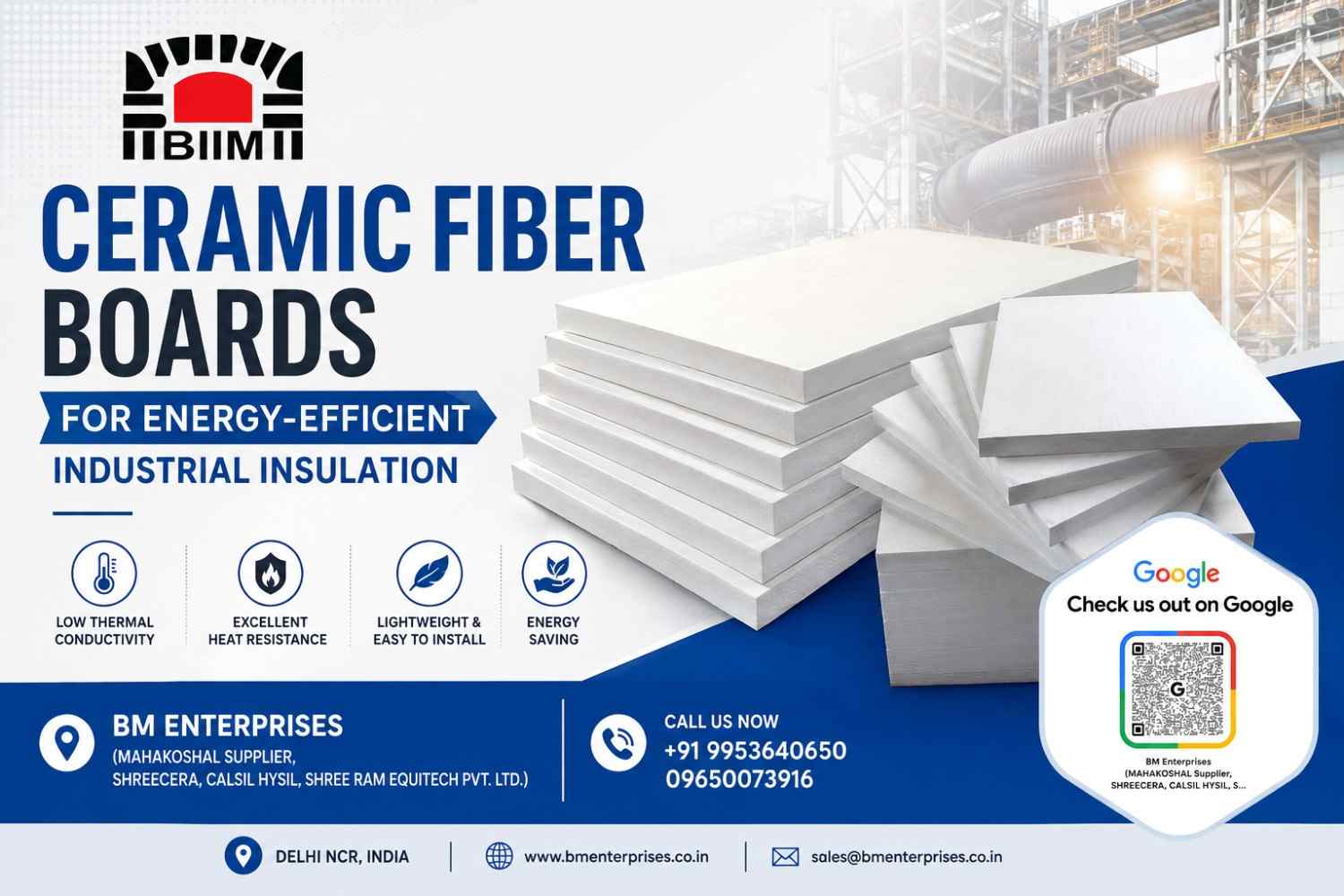 Ceramic Fiber Boards for Energy-Efficient Industrial Insulation