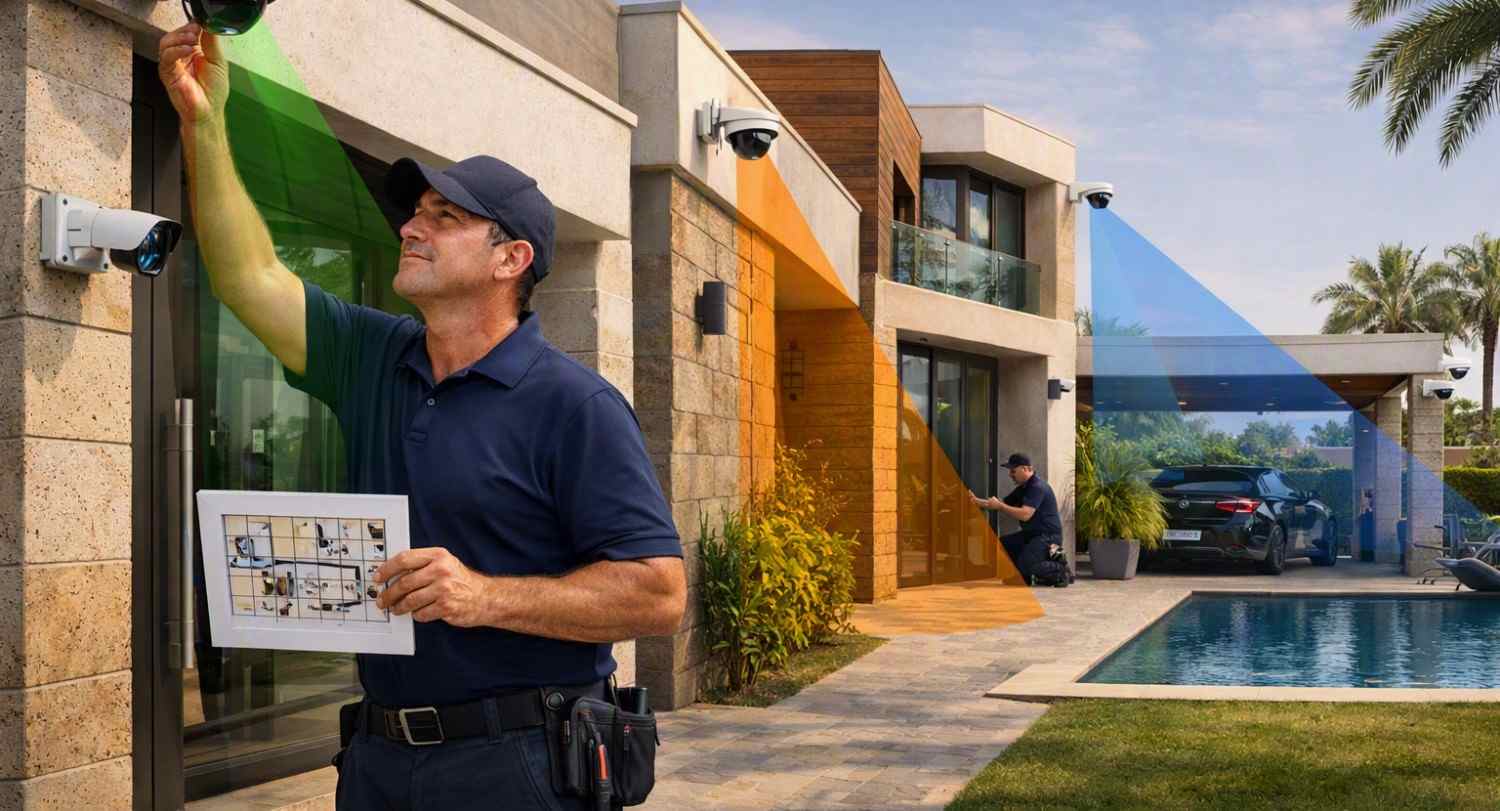 How Should CCTV Cameras Be Positioned Around a Property for Safety?