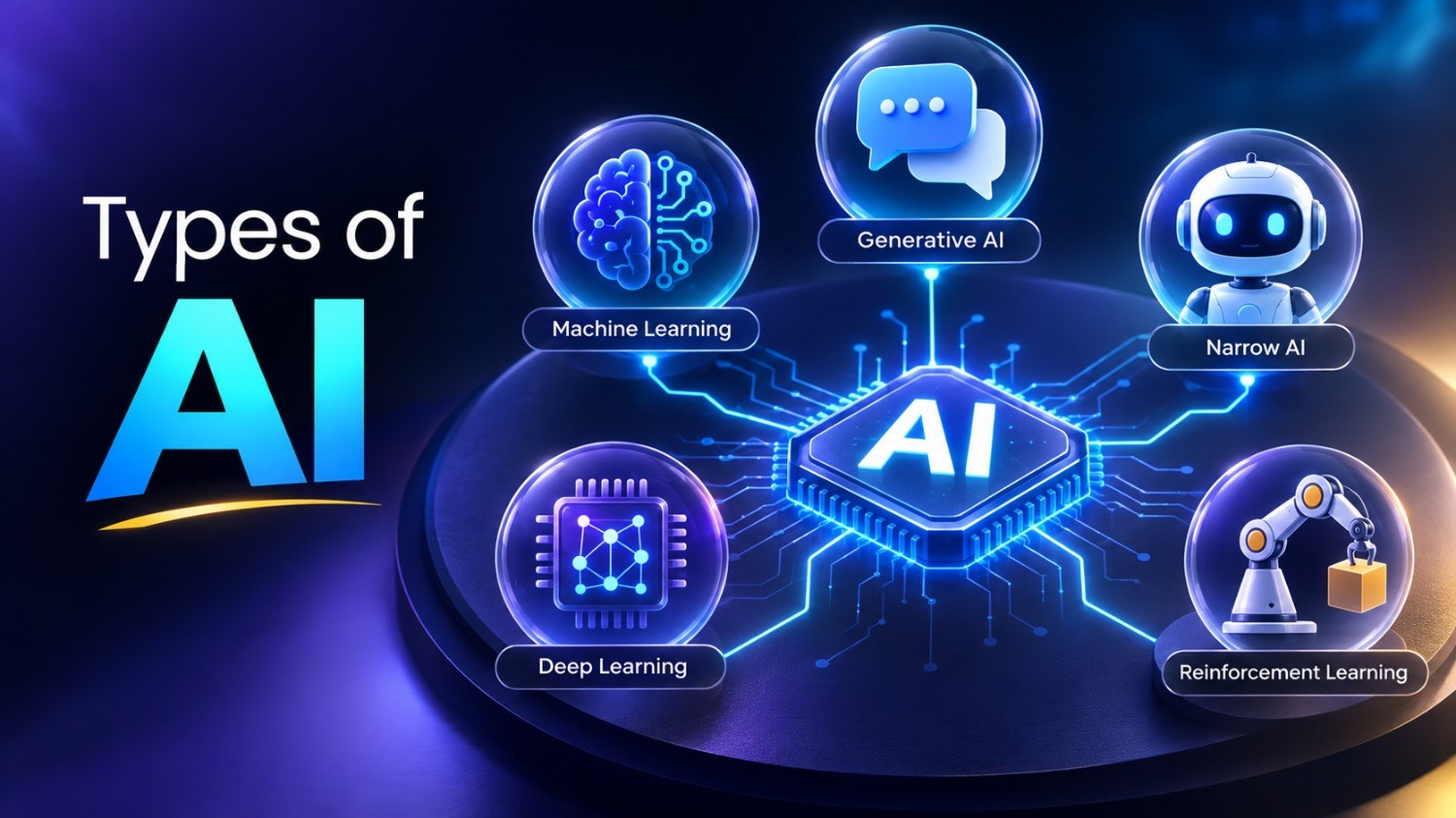 Different Types of AI: A Complete Guide to AI Types and Models