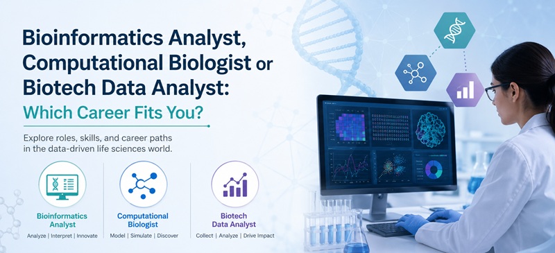 Bioinformatics Analyst, Computational Biologist or Biotech Data Analyst: Which Career Fits You?