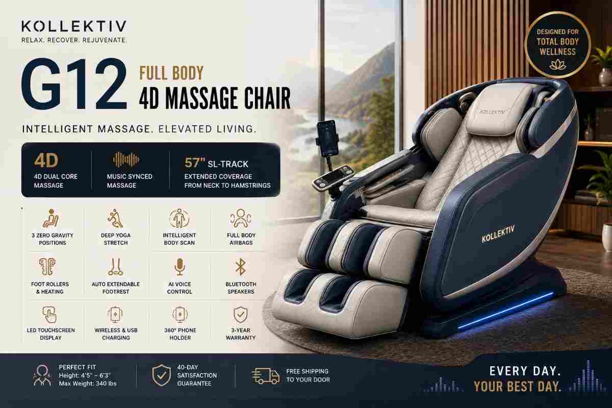 How a Modern 4D Massage Chair Can Transform Your At-Home Relaxation Routine